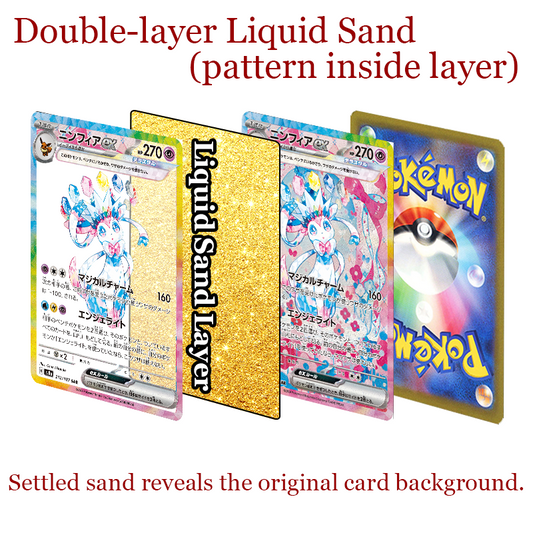 CUSTOM Pokémon Card Quicksand Keychain