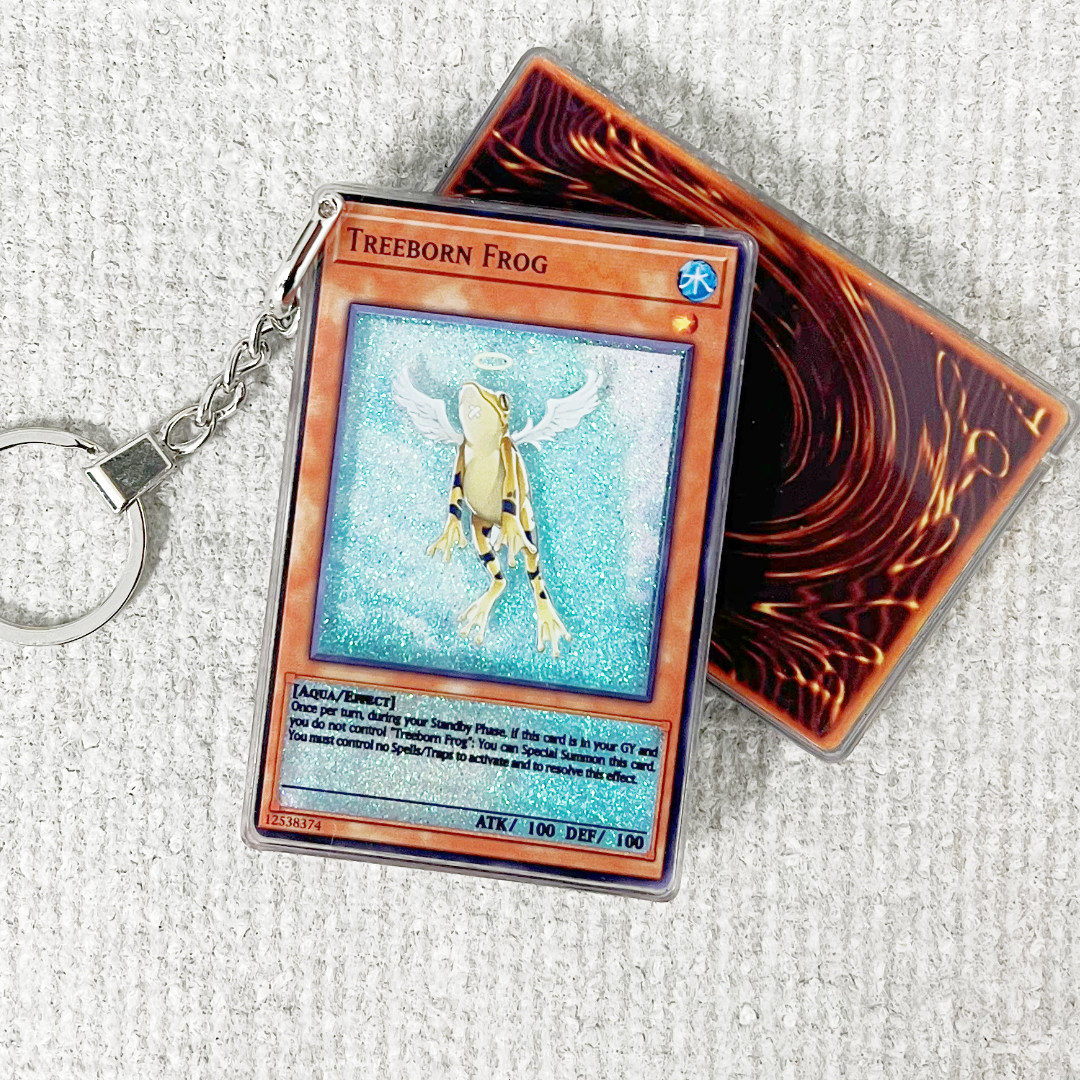 TREEBORN FROG Card Quicksand Keychain