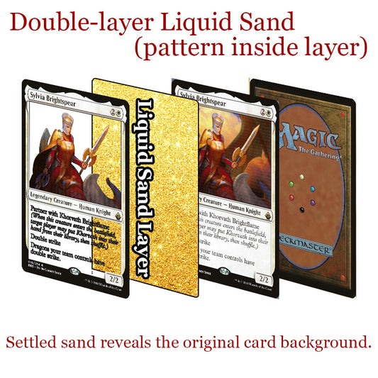 CUSTOM Magic the Gathering Card Quicksand Keychain