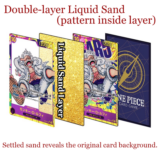 CUSTOM ONE PIECE Card Quicksand Keychain