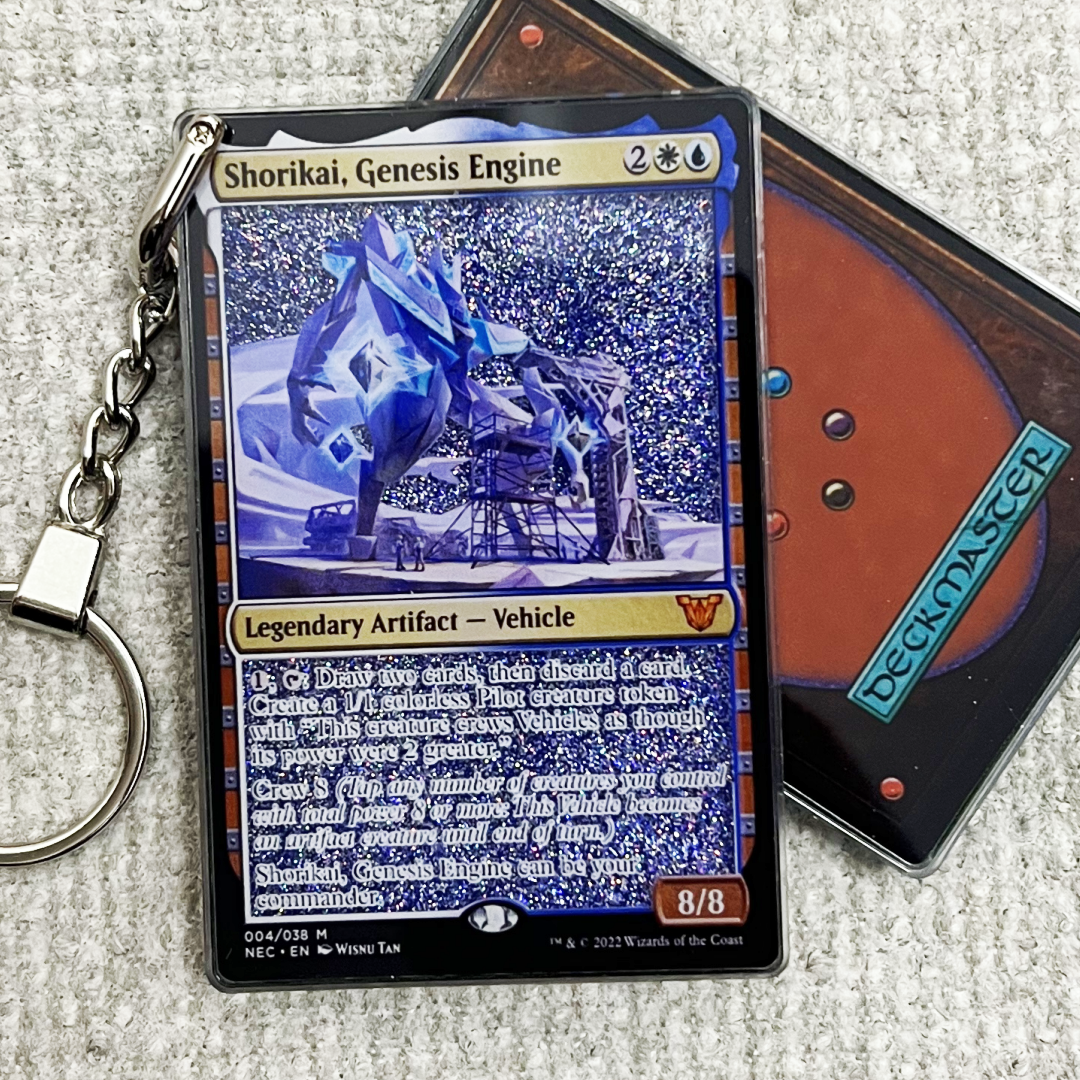 Shorikai, Genesis Engine Magic the Gathering Card Quicksand Keychain