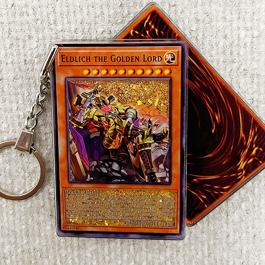 Eldlich the Golden Lord Card Quicksand Keychain