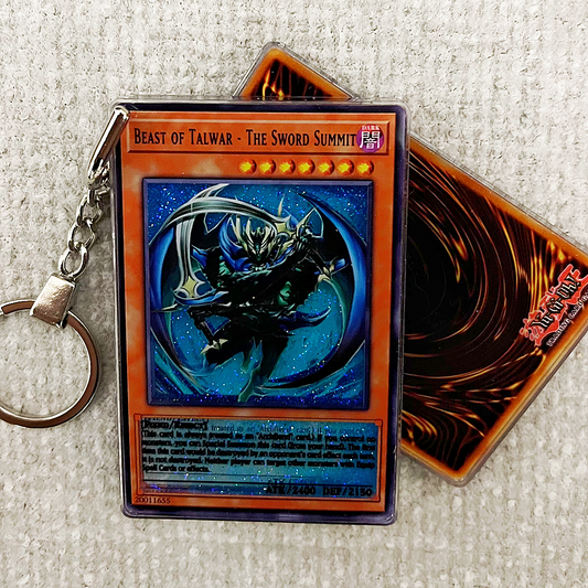 BEAST OF TALWAR - THE SWORD SUMMIT Card Quicksand Keychain
