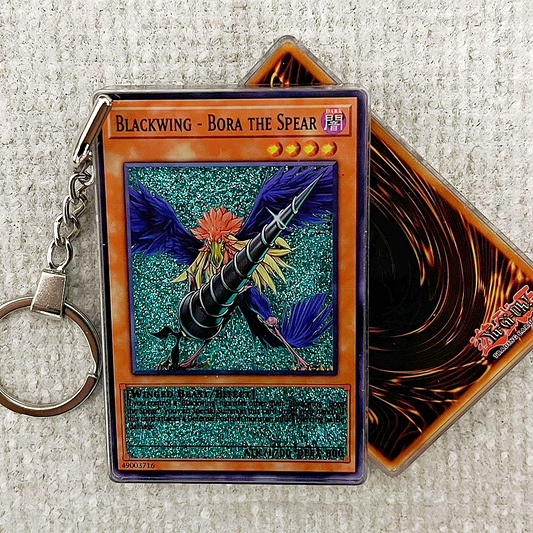 BLACKWING - BORA THE SPEAR Card Quicksand Keychain