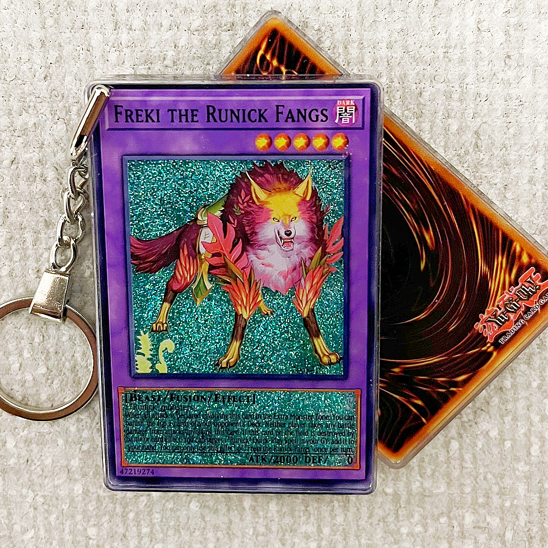 FREKI THE RUNICK FANGS Card Quicksand Keychain