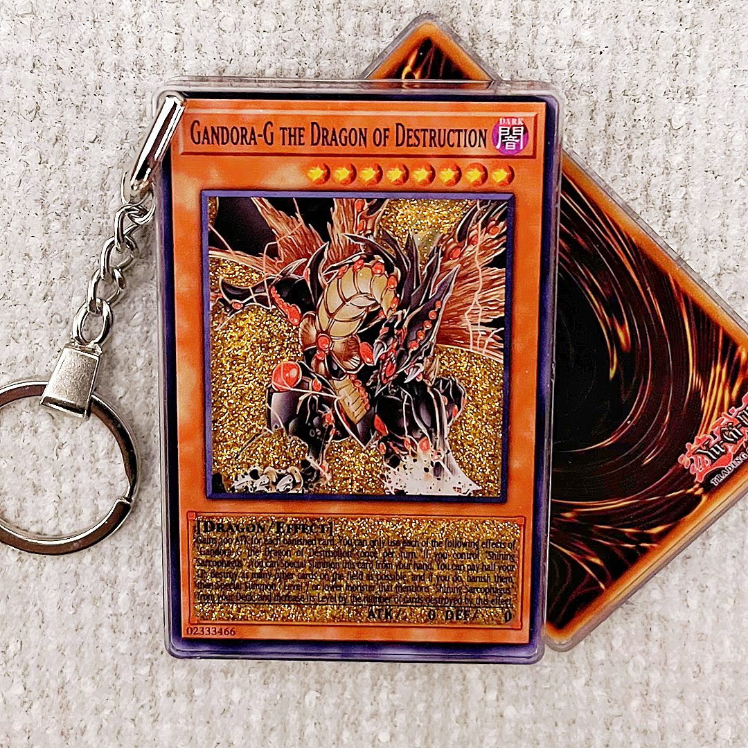 GANDORA-G THE DRAGON OF DESTRUCTION Card Quicksand Keychain