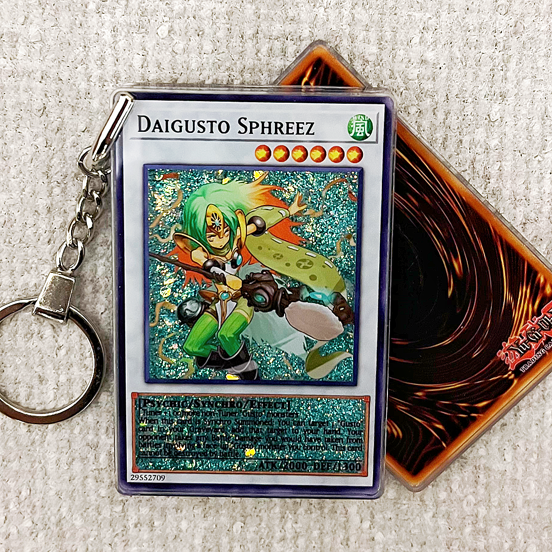 DAIGUSTO SPHREEZ Card Quicksand Keychain