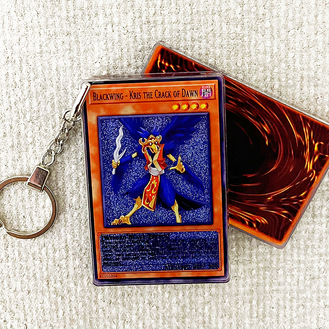 BLACKWING - KRIS THE CRACK OF DAWN Card Quicksand Keychain