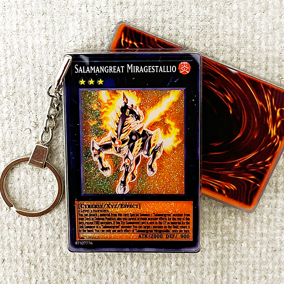 SALAMANGREAT MIRAGESTALLIO Card Quicksand Keychain