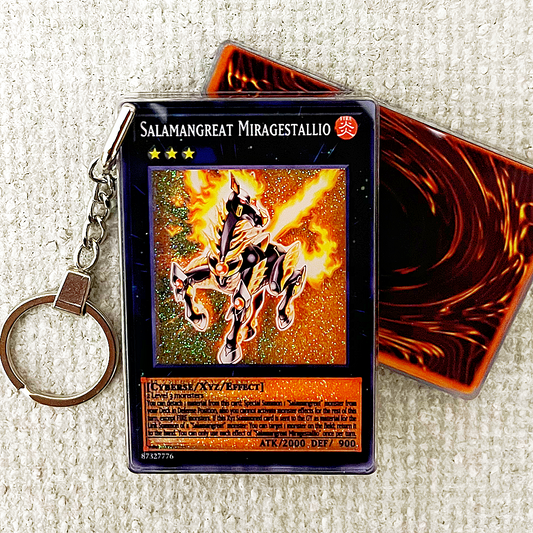 SALAMANGREAT MIRAGESTALLIO Card Quicksand Keychain