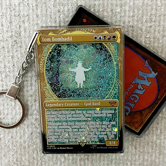 Tom Bombadil Magic the Gathering Card Quicksand Keychain