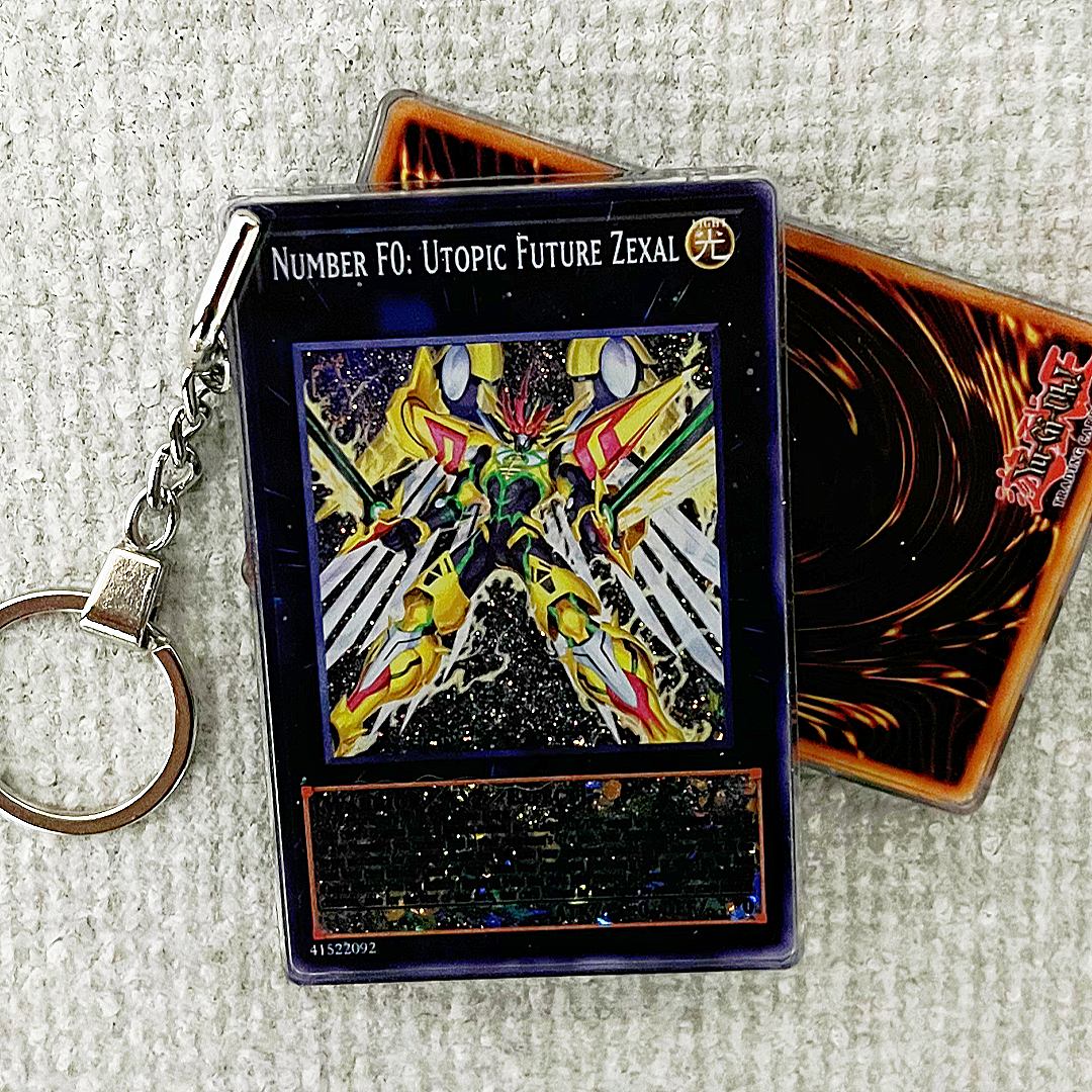 NUMBER FO: UTOPIC FUTURE ZEXAL Card Quicksand Keychain