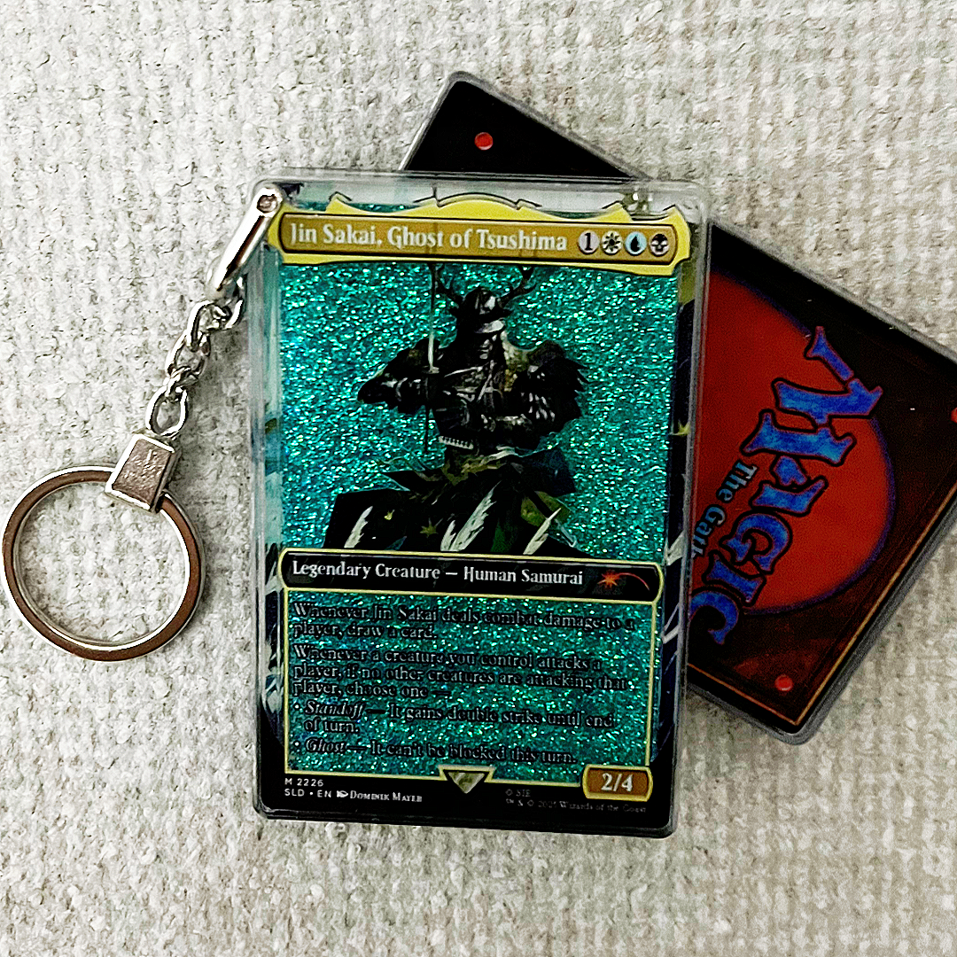 Jin Sakai, Ghost of Tsushima Card Quicksand Keychain