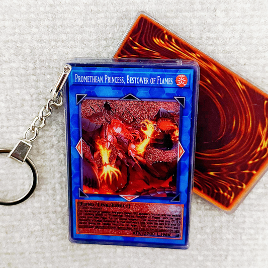 Promethean Princess, Bestower of Flames-English Version Card Quicksand Keychain