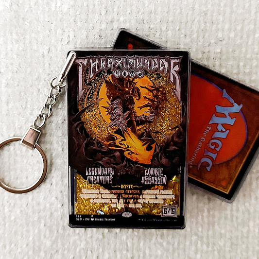 Thraximundar Magic the Gathering Card Quicksand Keychain