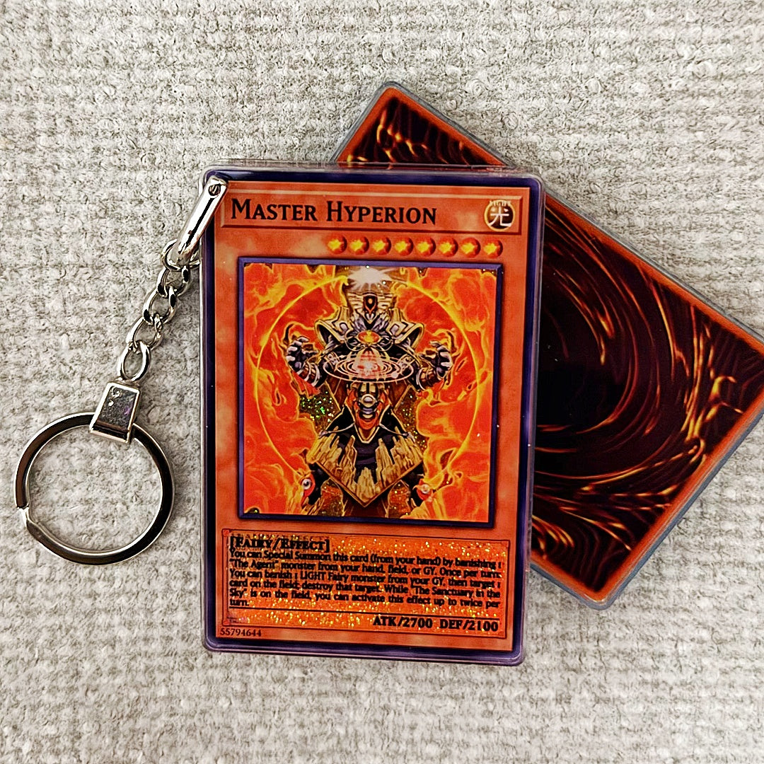 MASTER HYPERION Card Quicksand Keychain