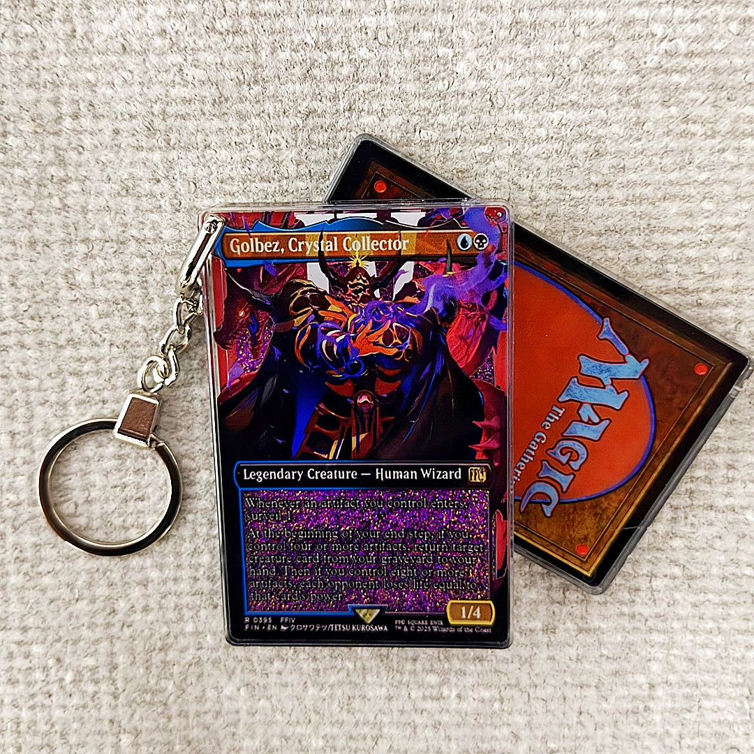 Golbez, Crystal Collector Card Quicksand Keychain