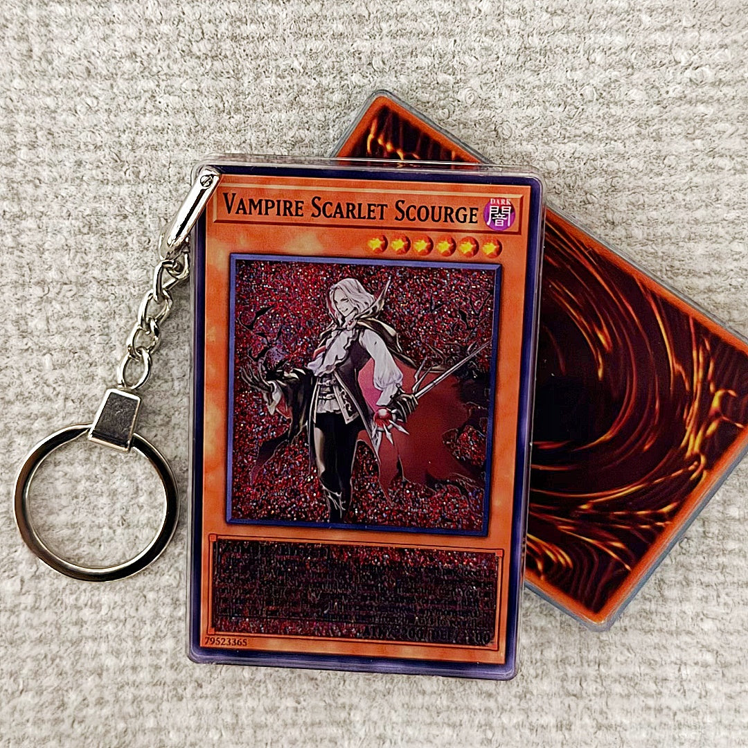 VAMPIRE SCARLET SCOURGE Card Quicksand Keychain