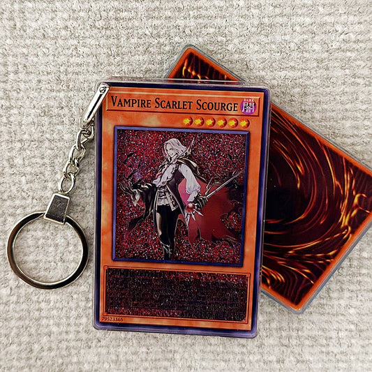 VAMPIRE SCARLET SCOURGE Card Quicksand Keychain