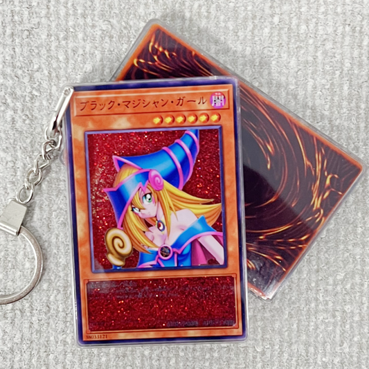 DARK MAGICIAN GIRL Card Quicksand Keychain
