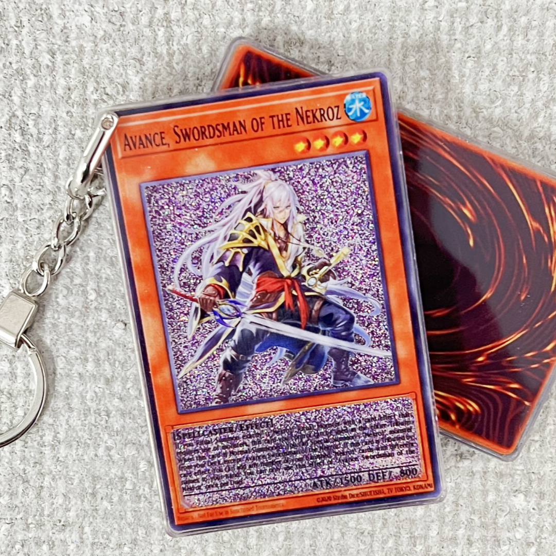 AVANCE,SWORDSMAN OF THE NEKROZ Card Quicksand Keychain