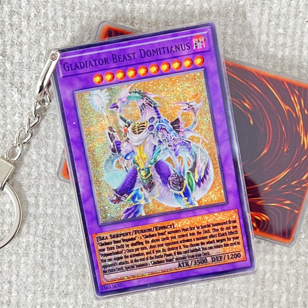 GLADIATOR BEAST DOMITIANUS Card Quicksand Keychain