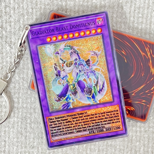 GLADIATOR BEAST DOMITIANUS Card Quicksand Keychain