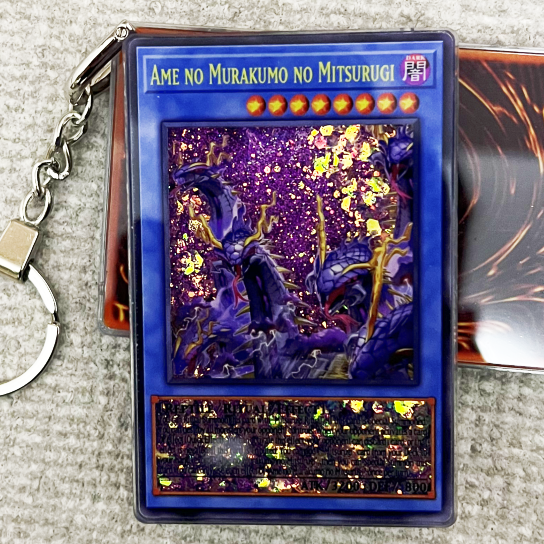 AME NO MURAKUMO NO MITSURUGI Card Quicksand Keychain