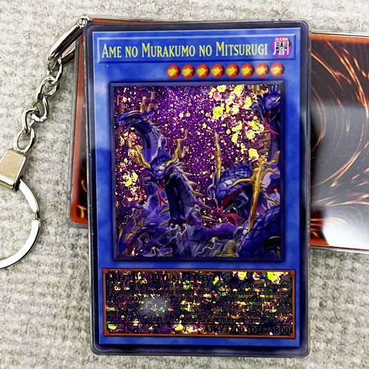 AME NO MURAKUMO NO MITSURUGI Card Quicksand Keychain