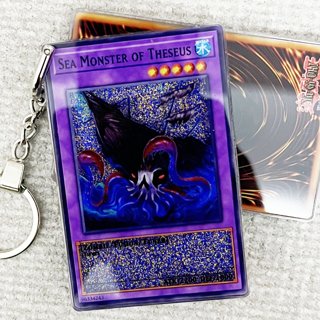 SEA MONSTER OF THESEUS Card Quicksand Keychain
