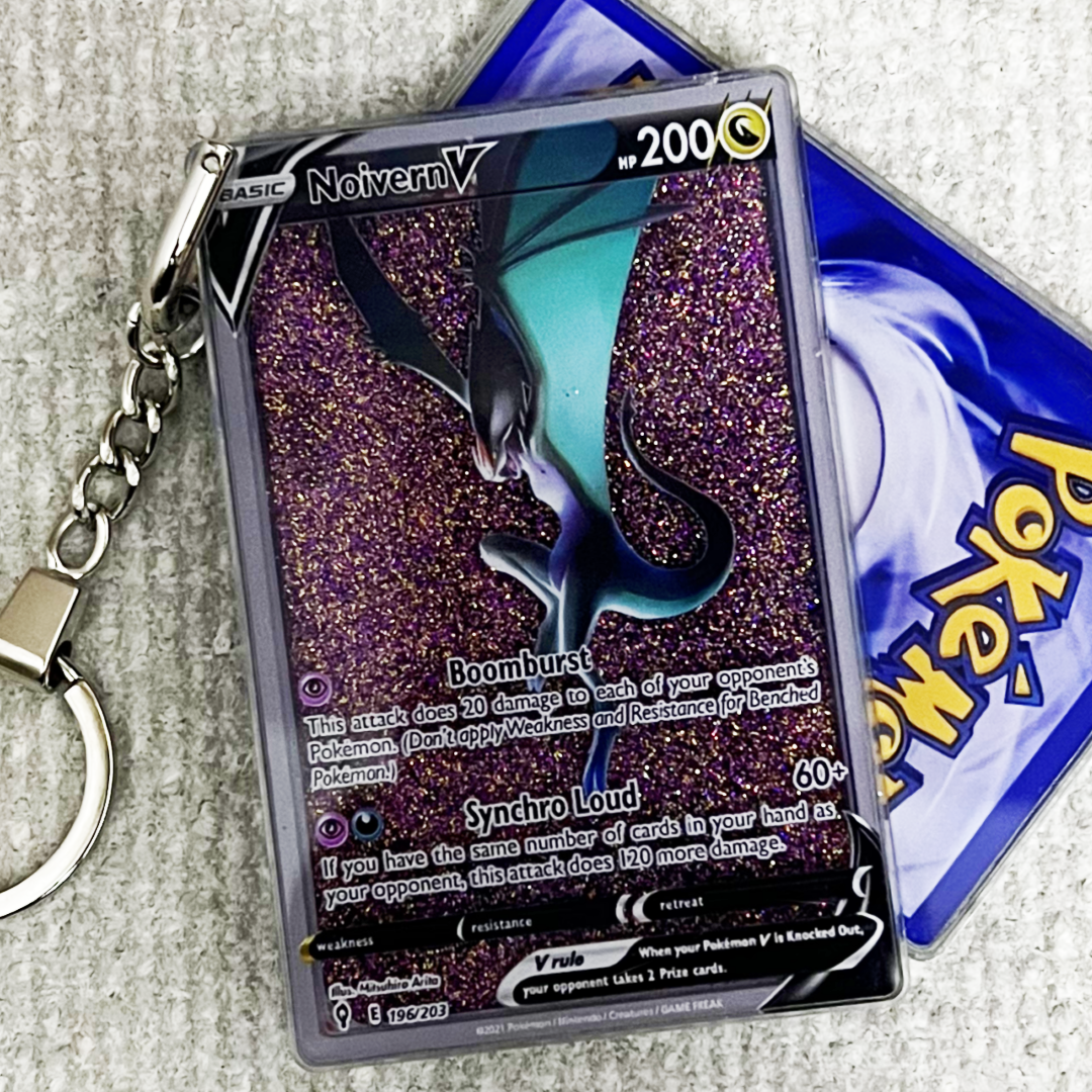 Noivern V Card Quicksand Keychain
