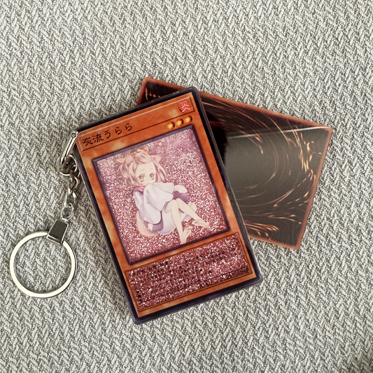 Ash Blossom & Joyous Spring-Japanese Version Card Quicksand Keychain