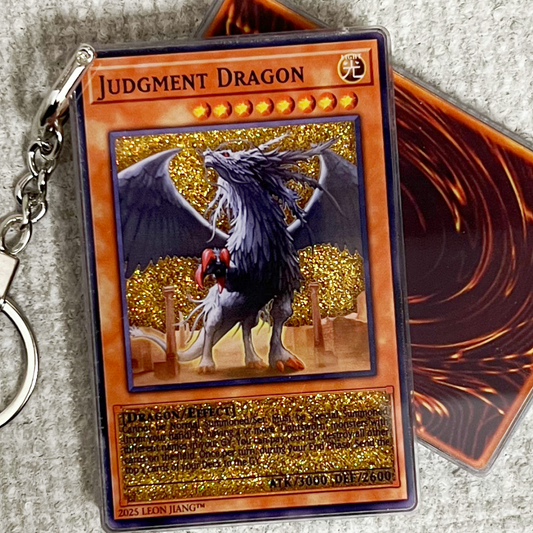 JUDGMENT DRAGON Card Quicksand Keychain