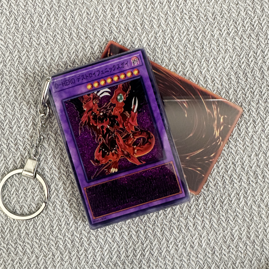 Destiny HERO - Destroy Phoenix Enforcer-Japanese Version Card Quicksand Keychain