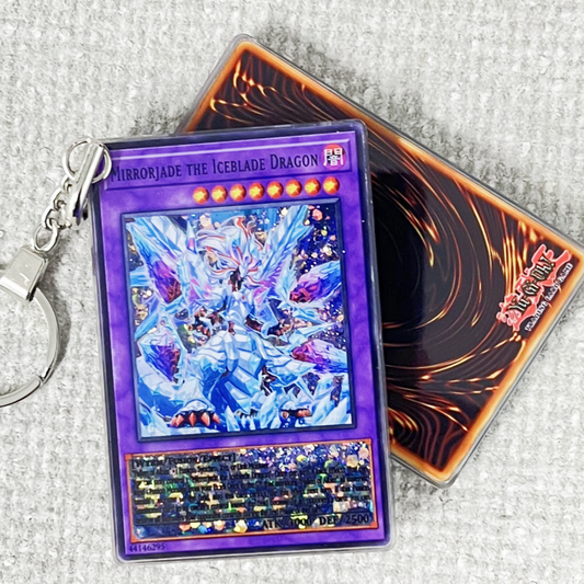 MIRRORJADE THE ICEBLADE DRAGON Card Quicksand Keychain
