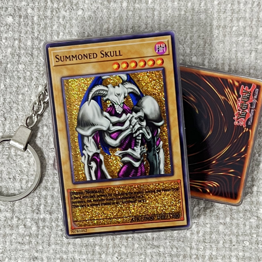 SUMMONED SKULL Card Quicksand Keychain
