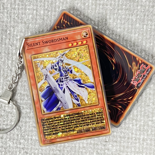 SILENT SWORDSMAN Card Quicksand Keychain