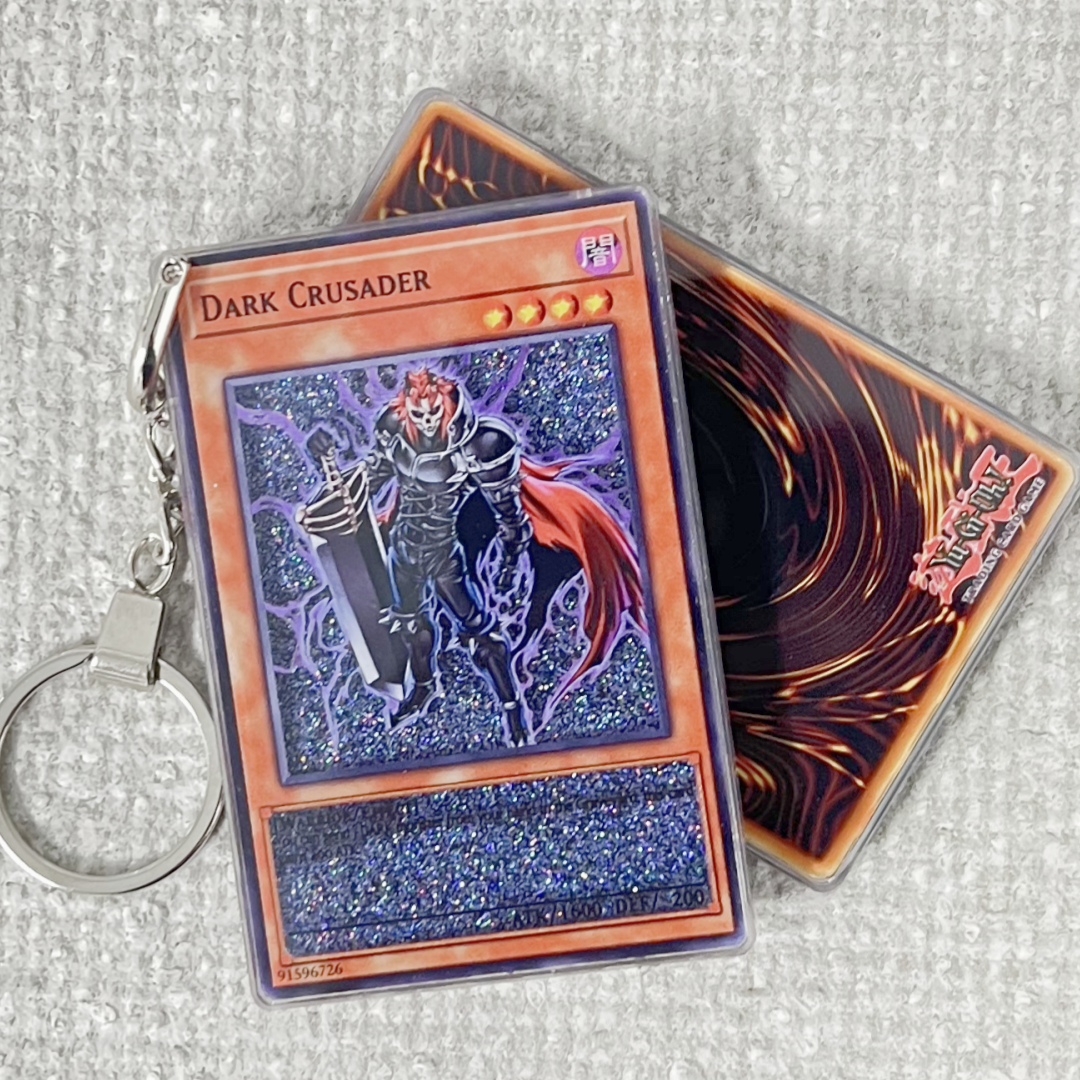 DARK CRUSADER Card Quicksand Keychain