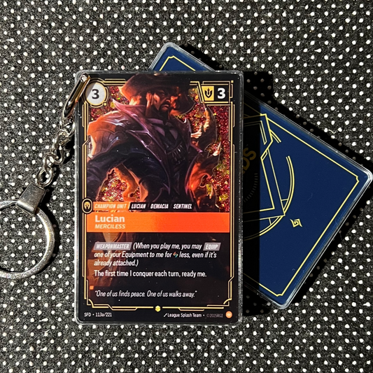 Riftbound Card Quicksand Keychain – KeychainMonster