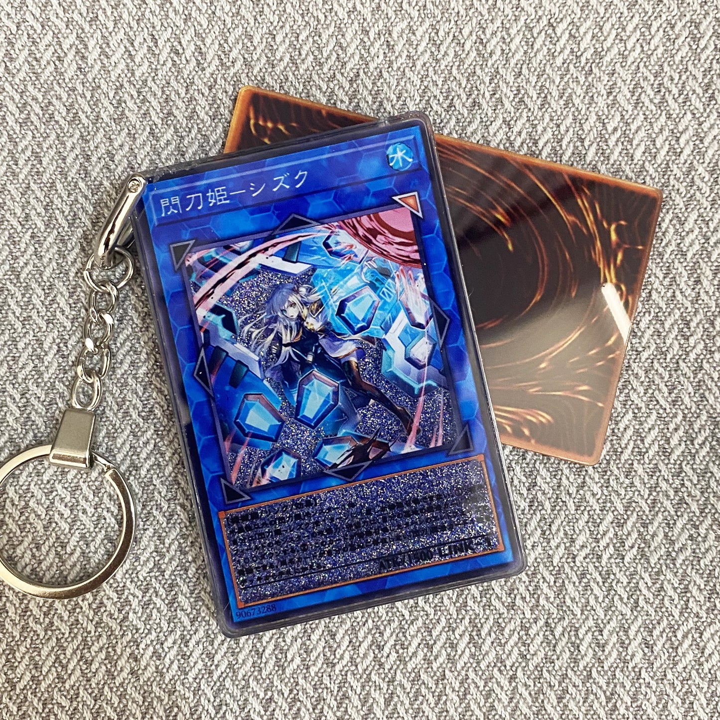 Sky Striker Ace - Shizuku Card Quicksand Keychain