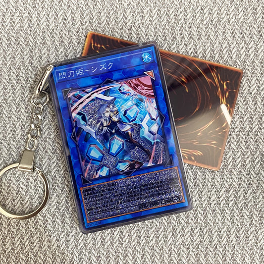 Sky Striker Ace - Shizuku Card Quicksand Keychain