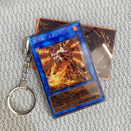 Sky Striker Ace - Kagari Card Quicksand Keychain
