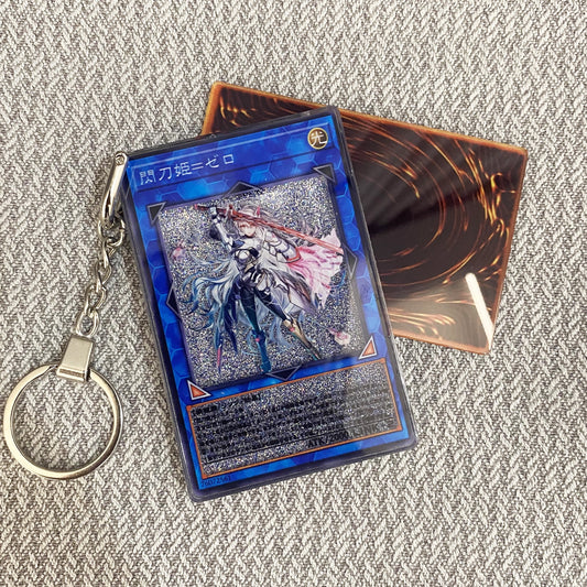 Sky Striker Ace = Zero Card Quicksand Keychain