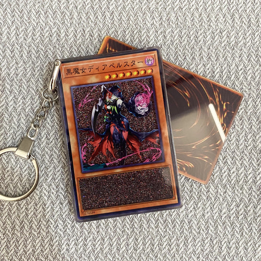 Diabellstar the Black Witch Card Quicksand Keychain