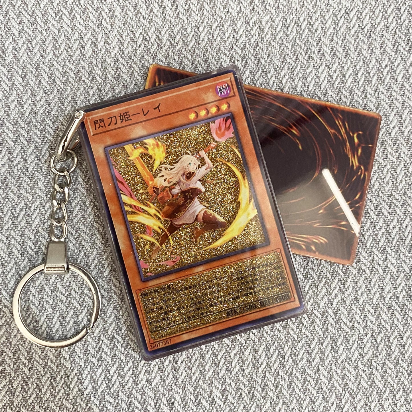Sky Striker Ace - Raye Card Quicksand Keychain