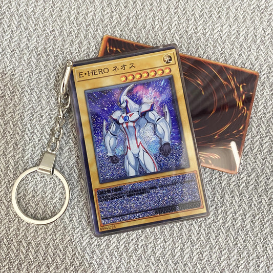 Elemental HERO Neos Card Quicksand Keychain