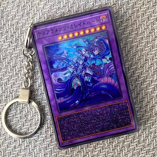 Tearlaments Kaleido-Heart Card Quicksand Keychain