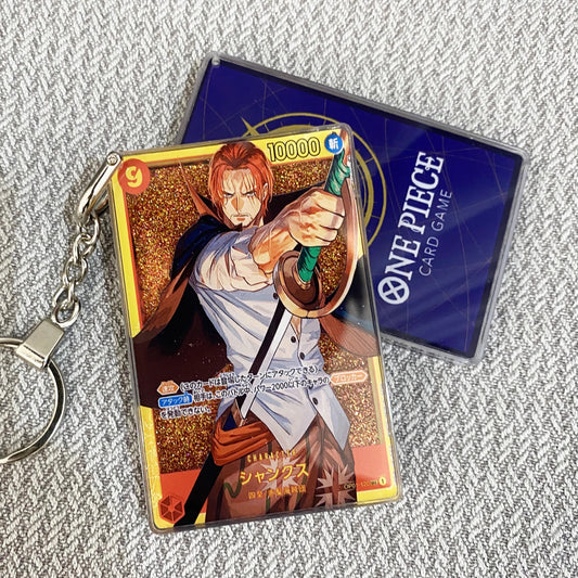 ROMANCE DAWN Shanks Card Quicksand Keychain