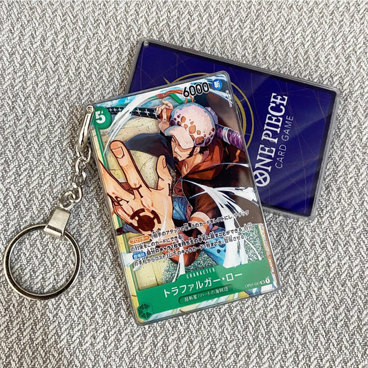 Trafalgar Law Card Quicksand Keychain