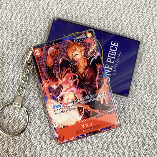 Sanji Card Quicksand Keychain